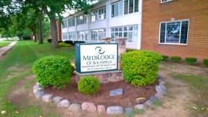 Medilodge of Southfield Sign outside of the building.